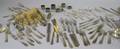 Large Group of Sterling Coin and Silver Plated Flatware