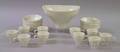 Twentyone Piece Russel Wright Designed White Glazed Ceramic Tableware Set