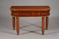 Classical Mahogany Veneer and Maple Supper Table