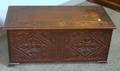 Jacobeanstyle Carved Mahogany Dovetailconstructed Storage Box
