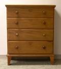 Sycamore Blanket Chest over Two Long Drawers