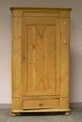 Continental Provincial Pine Cupboard with Drawer