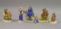 Six Hummel Ceramic Figures and Figural Groups