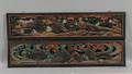 Pair of Painted Carved Wooden Panels