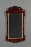 Chippendale Mahogany Scroll Mirror