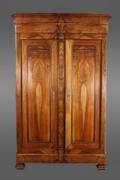 French Louis Philippe Style Two Door Armoire