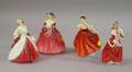 Four Royal Doulton Porcelain Figures
