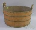 Painted Wooden Wash Tub