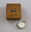 18kt Gold and Enamel Pocket Watch
