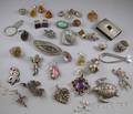 Small Lot of Sterling Silver and Costume Jewelry