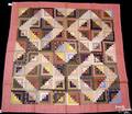 Pennsylvania log cabin quilt early 20th c