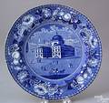 Historical blue plate