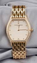18kt Gold and Diamond Wristwatch Vacheron Constantin