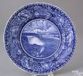 Historical blue plate