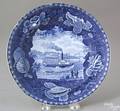 Historical blue plate