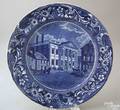 Historical blue plate