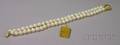 Cultured Pearl Bracelet with a 14kt Gold Clasp