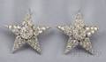 Pair of Antique Diamond Stars