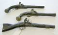 Four Turkish flintlock pistols  a percussion example