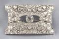 Art Deco Platinum and Diamond Plaque Brooch