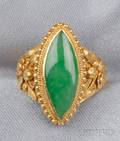HighKarat Gold and Jadeite Ring