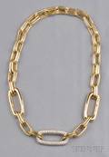 18kt Gold and Diamond Necklace M Stowe