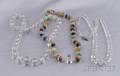 Three Art Deco Rock Crystal and Hardstone Necklaces