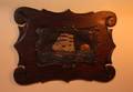 Leather on Wood Nautical Ship by Jerry Margolis