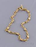 14kt Gold Gemset Chain