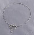 Edwardian Platinum and Diamond Necklace Tiffany  Co