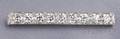 Art Deco Platinum and Diamond Bar Pin