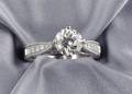 18kt White Gold and Diamond Solitaire