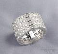 18kt White Gold and Diamond Band Cartier