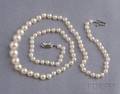 Art Deco Natural Pearl Necklace