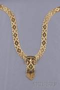 14kt Gold Buckle Necklace