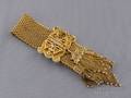 14kt Gold Enamel and Diamond Slide Bracelet