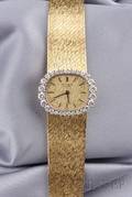 Ladys 18kt Gold and Diamond Wristwatch Patek Philippe