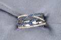 18kt White Gold Sapphire and Diamond Ring