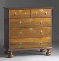 Pennsylvania William  Mary poplar chest of drawers ca 1730