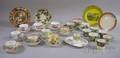 Thirtyfive Pieces of English Decorated Pottery and China Tableware