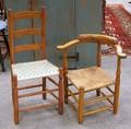 Childs Roundabout Chair and Ladderback Side Chair