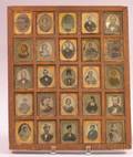 Two Framed Groups of Tintype and Daguerreotype Portrait Photographs