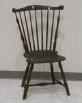 Blackpainted Windsor Fanback Side Chair