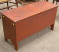 Redpainted Sixboard Blanket Box