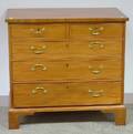Chippendale Inlaid Mahogany FiveDrawer Chest