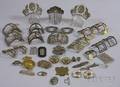Thirtythree Mostly 19th Century Metal Buckles and Three Hair Combs