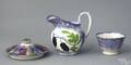 Purple spatterware creamer