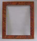 Large 19th Century Mahogany Grain Painted Pine Frame