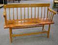 Windsor Maple and Pine Rodback Bench