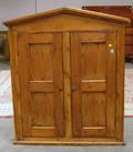 Country Pine Cabinet with Two Paneled Doors